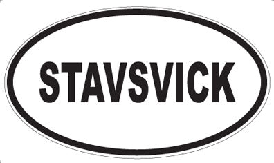STAVSVICK - Oval Magnet