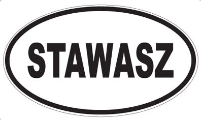 STAWASZ - Oval Sticker