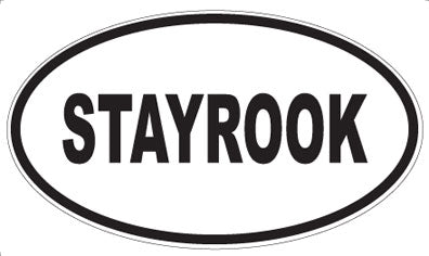STAYROOK - Oval Magnet