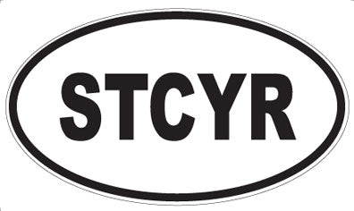 STCYR - Oval Magnet