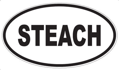 STEACH - Oval Magnet