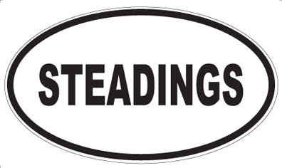 STEADINGS - Oval Magnet
