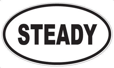 STEADY - Oval Magnet