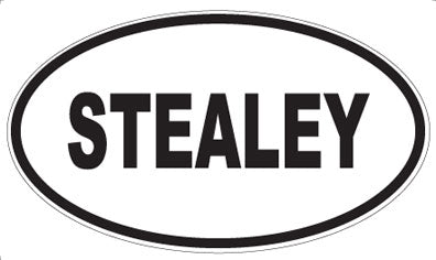 STEALEY - Oval Magnet