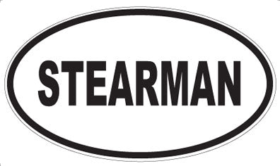 STEARMAN - Oval Magnet