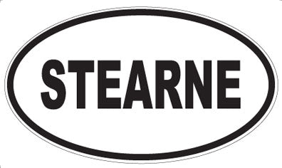 STEARNE - Oval Sticker