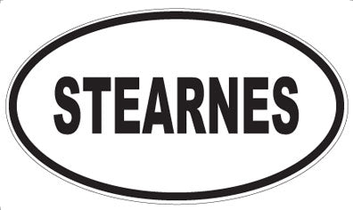 STEARNES - Oval Magnet