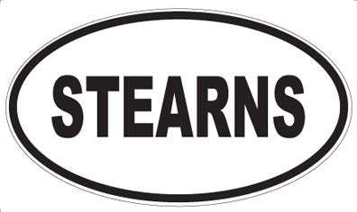 STEARNS - Oval Sticker
