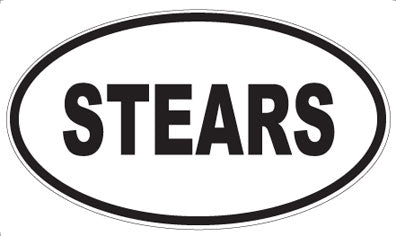 STEARS - Oval Magnet