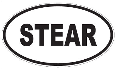 STEAR - Oval Magnet