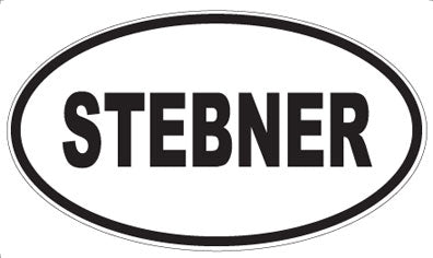 STEBNER - Oval Sticker
