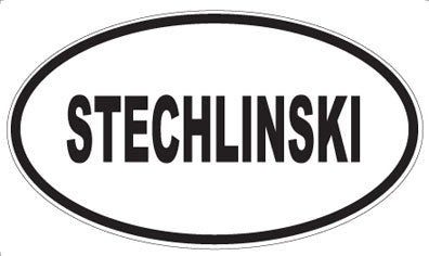 STECHLINSKI - Oval Magnet