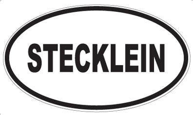 STECKLEIN - Oval Magnet