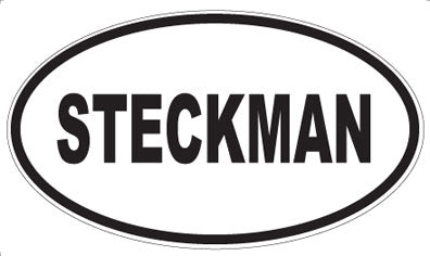 STECKMAN - Oval Sticker