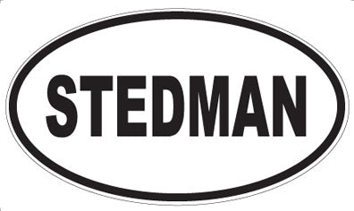 STEDMAN - Oval Sticker