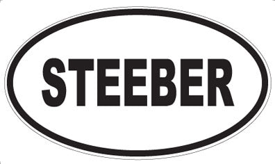 STEEBER - Oval Sticker