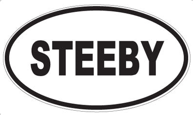 STEEBY - Oval Magnet