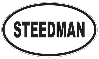 STEEDMAN - Oval Magnet