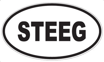 STEEG - Oval Sticker