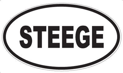 STEEGE - Oval Sticker