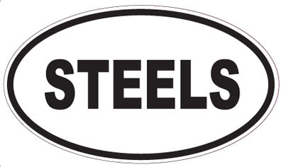 STEELS - Oval Sticker