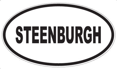 STEENBURGH - Oval Magnet
