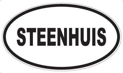 STEENHUIS - Oval Magnet