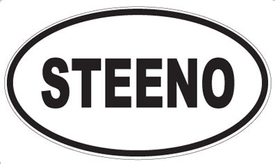 STEENO - Oval Sticker
