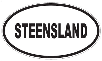 STEENSLAND - Oval Magnet