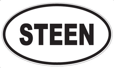 STEEN - Oval Magnet