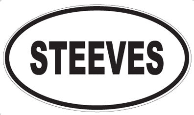 STEEVES - Oval Magnet
