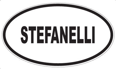 STEFANELLI - Oval Sticker
