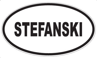 STEFANSKI - Oval Magnet