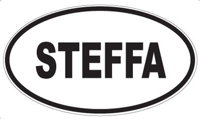 STEFFA - Oval Sticker