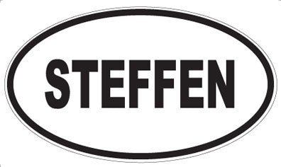 STEFFEN - Oval Magnet