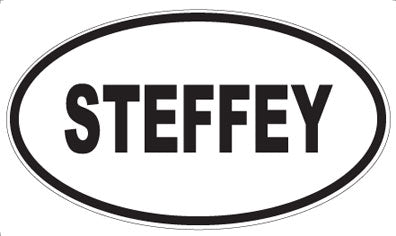 STEFFEY - Oval Sticker