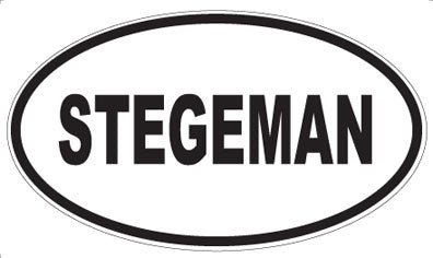 STEGEMAN - Oval Magnet