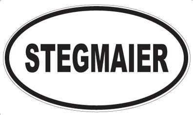 STEGMAIER - Oval Magnet
