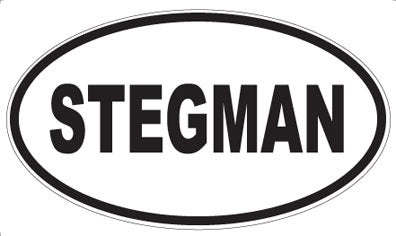 STEGMAN - Oval Magnet