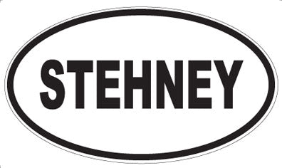 STEHNEY - Oval Sticker