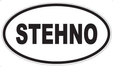 STEHNO - Oval Sticker
