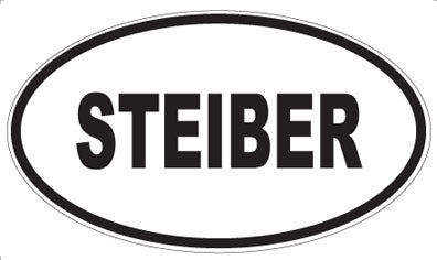 STEIBER - Oval Sticker