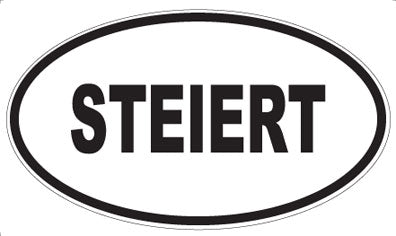 STEIERT - Oval Sticker