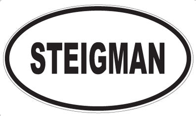 STEIGMAN - Oval Magnet