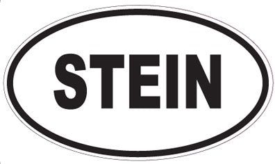 STEIN - Oval Sticker