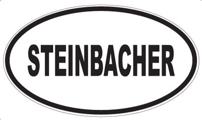 STEINBACHER - Oval Sticker