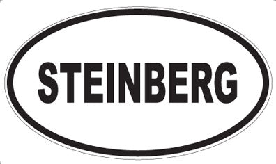 STEINBERG - Oval Magnet