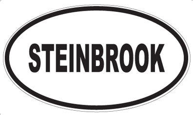 STEINBROOK - Oval Sticker