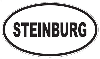STEINBURG - Oval Sticker