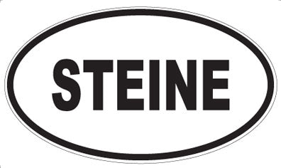 STEINE - Oval Sticker